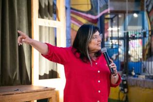 «Teatrino» de la Comedia Nacional en la peatonal Curuguaty «Teatrino» de la Comedia Nacional en la peatonal Curuguaty