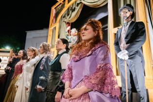 «Teatrino» de la Comedia Nacional en la peatonal Curuguaty «Teatrino» de la Comedia Nacional en la peatonal Curuguaty