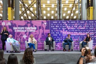 Conferencia de prensa por el lanzamiento de la 29ª edición de la carrera San Felipe y Santiago