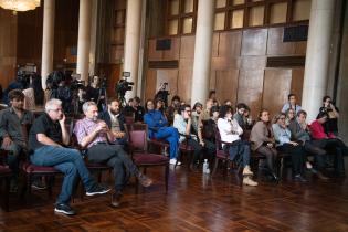  Conferencia de prensa por Ventana Sur en Montevideo