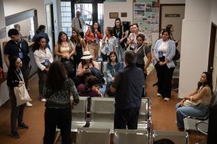 Visita a Policlínica Luisa Tiraparé en el marco de las jornadas de jóvenes investigadores de AUGM Visita a Policlínica Luisa Tiraparé en el marco de las jornadas de jóvenes investigadores de AUGM