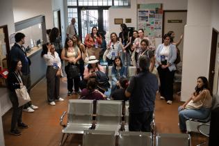 Visita a Policlínica Luisa Tiraparé en el marco de las jornadas de jóvenes investigadores de AUGM Visita a Policlínica Luisa Tiraparé en el marco de las jornadas de jóvenes investigadores de AUGM