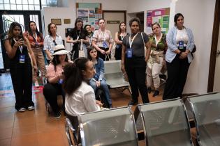Visita a Policlínica Luisa Tiraparé en el marco de las jornadas de jóvenes investigadores de AUGM Visita a Policlínica Luisa Tiraparé en el marco de las jornadas de jóvenes investigadores de AUGM