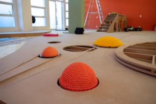 Avance de obras en sala de primera infancia del Espacio Modelo Avance de obras en sala de primera infancia del Espacio Modelo