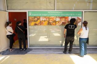 Avance de obras en sala de primera infancia del Espacio Modelo