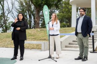 Inauguración del mirador de Santiago Vázquez