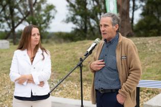 Inauguración del mirador de Santiago Vázquez