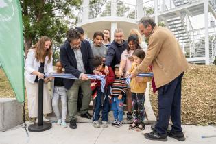 Inauguración del mirador de Santiago Vázquez