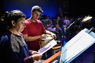 Ensayo: Tropical de Gala, con la Decana y la Orquesta Filarmónica de Montevideo 