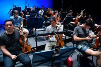 Ensayo: Tropical de Gala, con la Decana y la Orquesta Filarmónica de Montevideo 