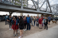 Inauguración del Paseo del Río en Santiago Vázquez