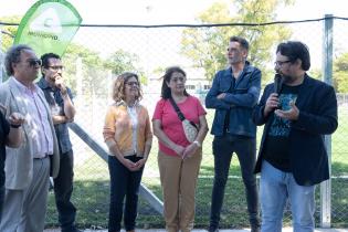 Inauguración de obras del Presupuesto Participativo en la plaza de deportes Nº 12 Inauguración de obras del Presupuesto Participativo en la plaza de deportes Nº 12