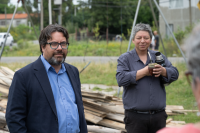 Recorrida por Casa Adulto Mayor en Pajas Blancas