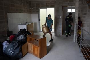 Mudanza del asentamiento El Progreso por próximo realojo Mudanza del asentamiento El Progreso por próximo realojo