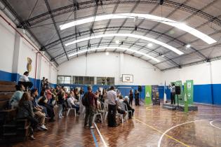 Inauguración de obra del Presupuesto Participativo: Acondicionamiento del gimnasio de ASUR Inauguración de obra del Presupuesto Participativo: Acondicionamiento del gimnasio de ASUR