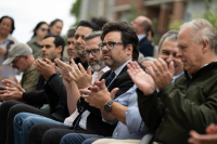 Inauguración de viviendas para el realojo de familias del asentamiento El Progreso