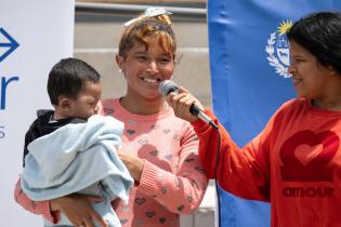 Inauguración de viviendas para el realojo de familias del asentamiento El Progreso