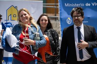 Inauguración de viviendas para el realojo de familias del asentamiento El Progreso