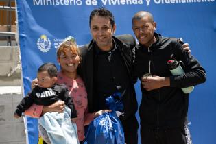 Inauguración de viviendas para el realojo de familias del asentamiento El Progreso