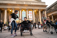 Patio cultural, muestra artística inclusiva