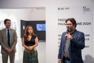  Entrega del premio Paul Cézanne en el Centro de exposiciones SUBTE