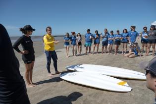 Taller de surf Adaptado, Soñando sobre las olas.