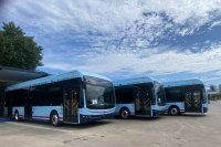 Presentación de nuevo buses eléctricos de Cutcsa