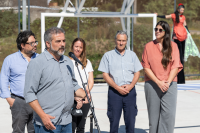 Inauguración de nueva plaza en Paso Morlán