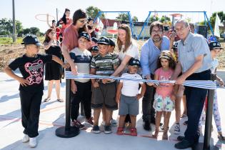 Inauguración de nueva plaza en Paso Morlán Inauguración de nueva plaza en Paso Morlán