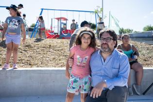 Inauguración de nueva plaza en Paso Morlán