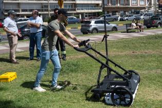 Presentación de georradar para detectar y evitar posibles derrumbes en la Rambla