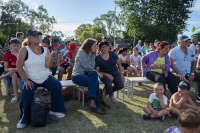 Firma del compromiso de realojo de las familias del asentamiento Felipe Cardoso