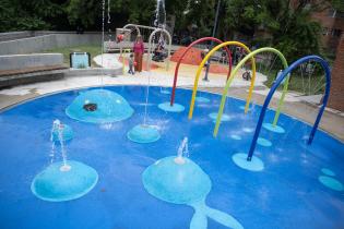 Reapertura de los juegos de agua de Villa Dolores Reapertura de los juegos de agua de Villa Dolores