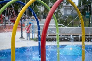 Reapertura de los juegos de agua de Villa Dolores Reapertura de los juegos de agua de Villa Dolores