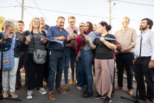 Inauguración de obras viales en los barrios El Monarca y Don Márquez