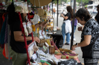 Feria de Reyes en la plaza de los Treinta y Tres