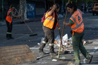 Operativo de limpieza Feria Vía Blanca, 6 de enero de 2025