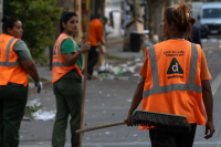 Operativo de limpieza Feria Vía Blanca, 6 de enero de 2025