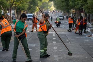 Operativo de limpieza Feria Vía Blanca, 6 de enero de 2025