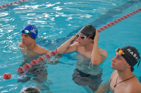 Entrenamiento nuevos guardavidas en piscina Plaza Nro. 7, 7 de enero de 2025