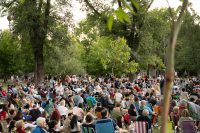 Cine en el Jardín Botánico