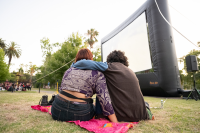 Cine en el Jardín Botánico