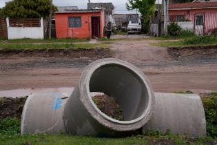 Avance de obras en Av. Don Pedro de Mendoza y Teniente Rinaldi Avance de obras en Av. Don Pedro de Mendoza y Teniente Rinaldi