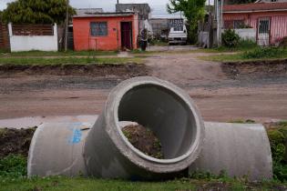 Avance de obras en Av. Don Pedro de Mendoza y Teniente Rinaldi