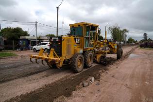 Avance de obras en Av. Don Pedro de Mendoza y Teniente Rinaldi