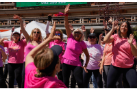  Jornada de prevención del cáncer de mama en la explanada de la Intendencia de Montevideo