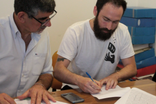Firma de convenios de propuestas ganadores del PP Firma de convenios de propuestas ganadores del PP