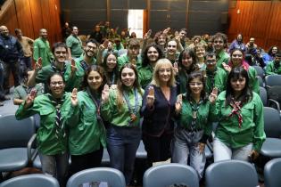 Firma de convenio con Movimiento Scout