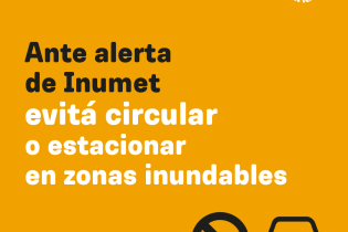 Alerta naranja: zonas inundables