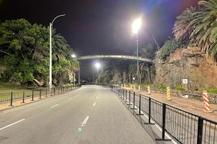 Ampliación de red lumínica de las canteras del Parque Rodó Ampliación de red lumínica de las canteras del Parque Rodó
